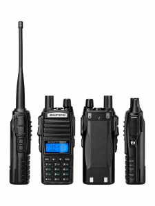 Рация Baofeng UV-82 5W с гарнитурой черная